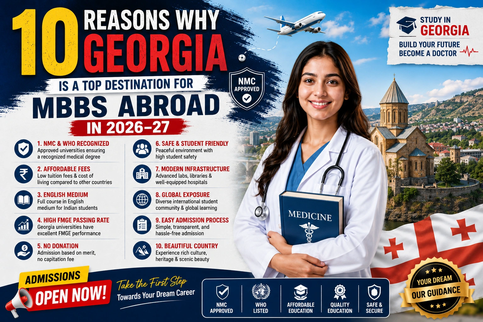 10 Reasons Why Georgia Is a Top Destination for MBBS Abroad in 2026–27